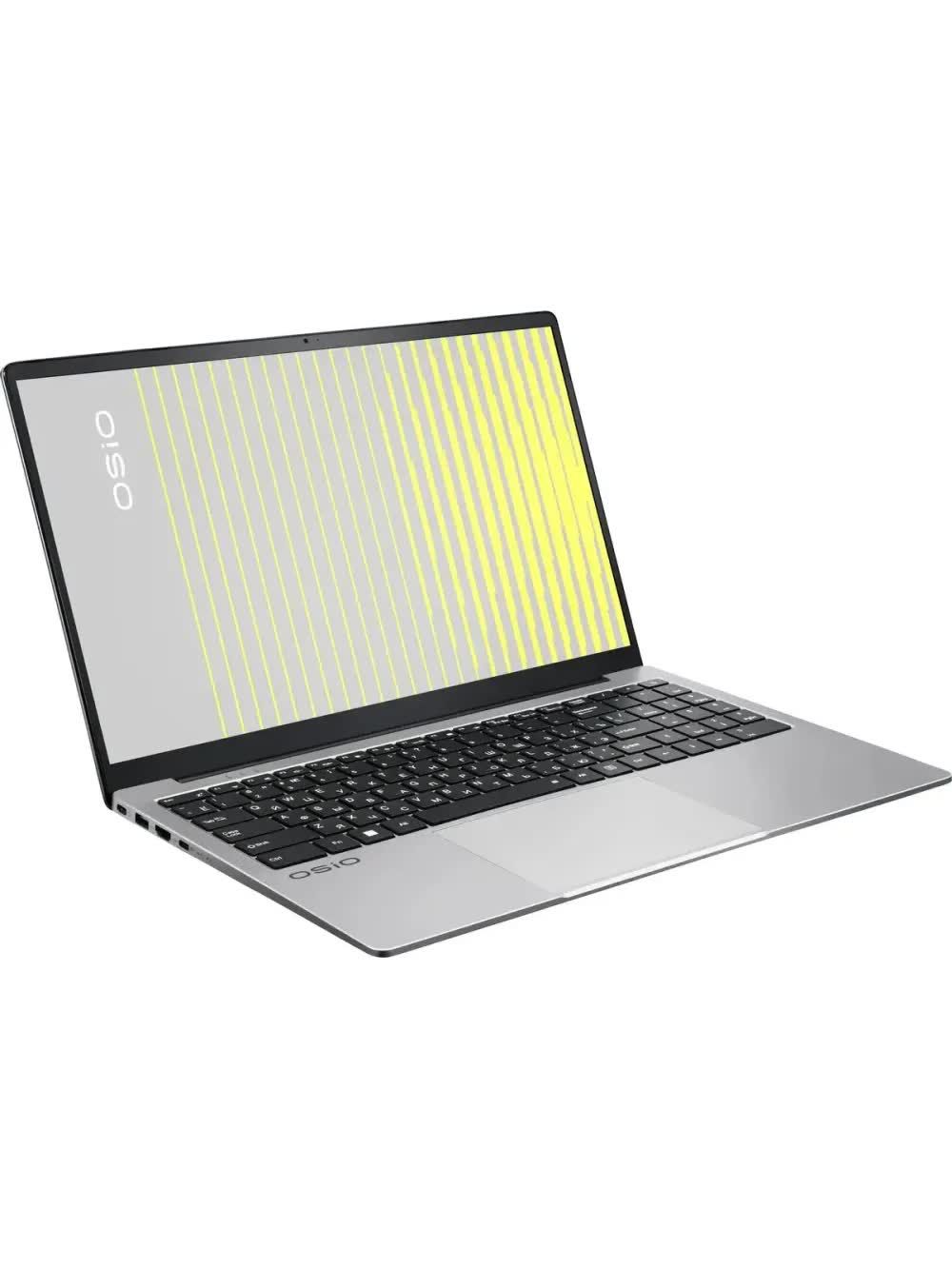 Ноутбук OSiO FocusLine F150a, 15.6" (1920x1080) IPS/AMD Ryzen 5 5560U/16 ГБ DDR4/1024 ГБ SSD/AMD Radeon Graphics/Без системы, Серый (F150A-023)