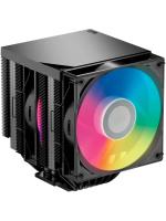 ����� ��� ���������� PCCooler RT720 TC ARGB BK (270W, 4-pin PWM, 157.5mm, Al/Cu, 7x6mm, ARGB, 2x120mm, 73.32CFM, 34.9dBA, 2200RPM, S: 1851/1700/1200/115X, AM5/AM4, black)