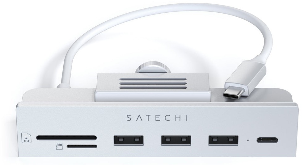 USB-концентратор Satechi ST-UCICHS пассивный USB-концентратор, 1x USB Type-C, 3x USB 3.0, кардридер, подключение через USB Type-C