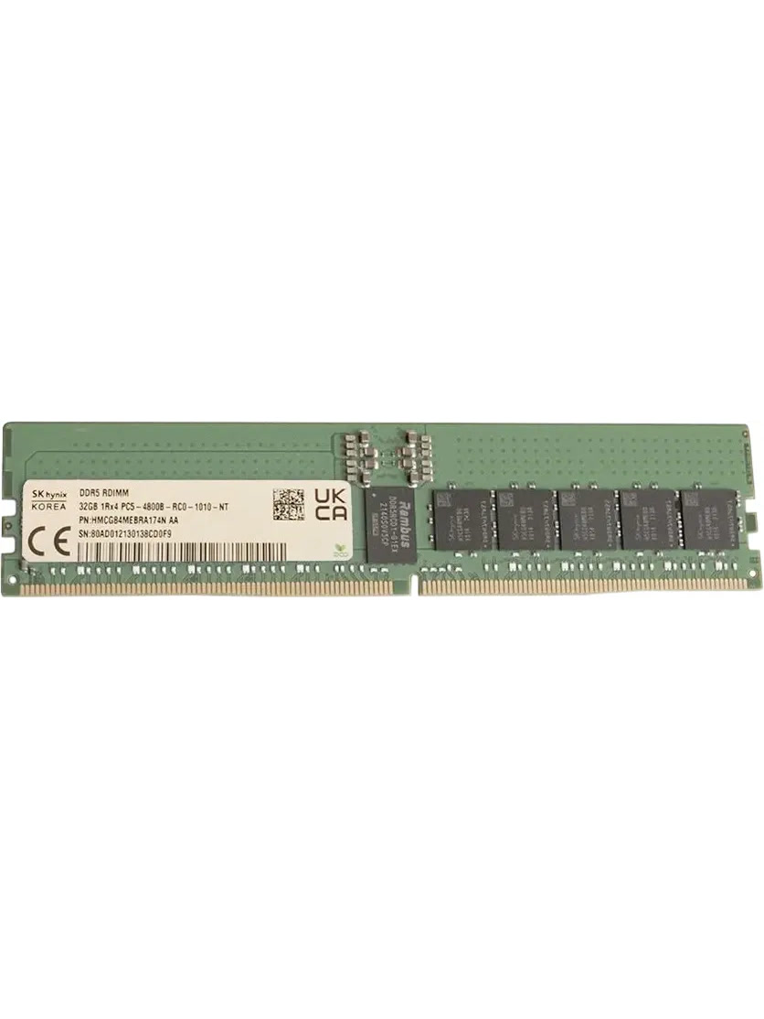 Оперативная память Hynix DDR5 32GB RDIMM 4800Mbps ECC Registered x4, 1 year, OEM