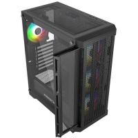  Powercase  Powercase Ultimate Black, Tempered Glass, 4x 120mm ARGB fans, ARGB HUB, , ATX  CUB-A4