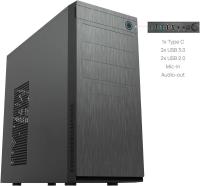  Chieftec Elox    ATX 2xUSB2.0 2xUSB3.0 1xUSB3.1 audio bott PSU