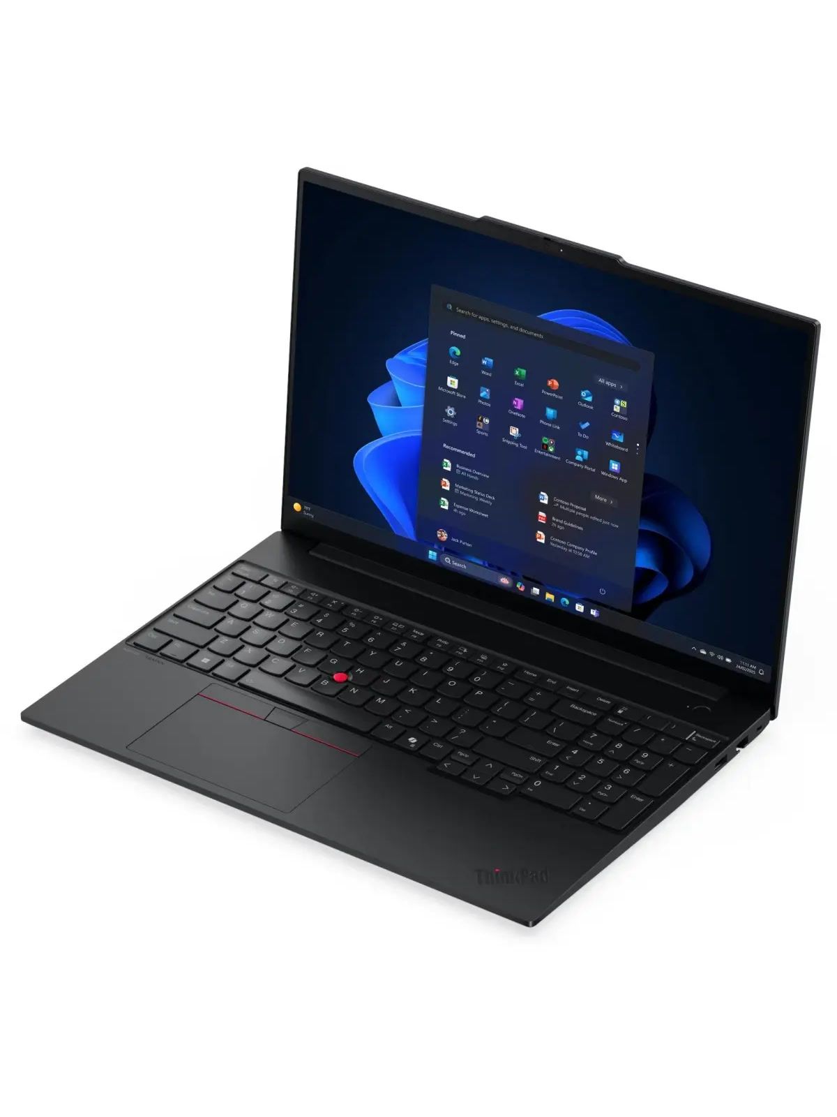Ноутбук Lenovo Thinkpad E16 G3, 16" (1920x1200) IPS/Intel Core 5 210H/16 ГБ DDR5/512 ГБ SSD/Intel Graphics/Без системы, Черный (21TF004RFW)