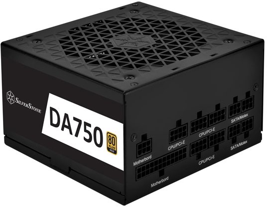   750W Silverstone SST-DA750-G  750 , ATX12V 2.4,  PFC,  120x120 , c 80 PLUS Gold,  