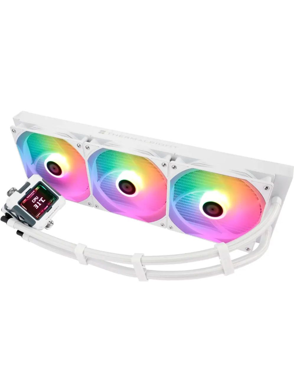 Система водяного охлаждения Thermalright Frozen Warframe 420 White ARGB / 3x140mm ARGB PWM Fans / TRFW420AW