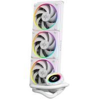    ID-COOLING SL360 XE WHITE LGA20XX/1700/1200/115X/AM5/AM4 (TDP 350W, PWM, LCD Display, TRIPLE ARGB FAN 120mm, ) RET