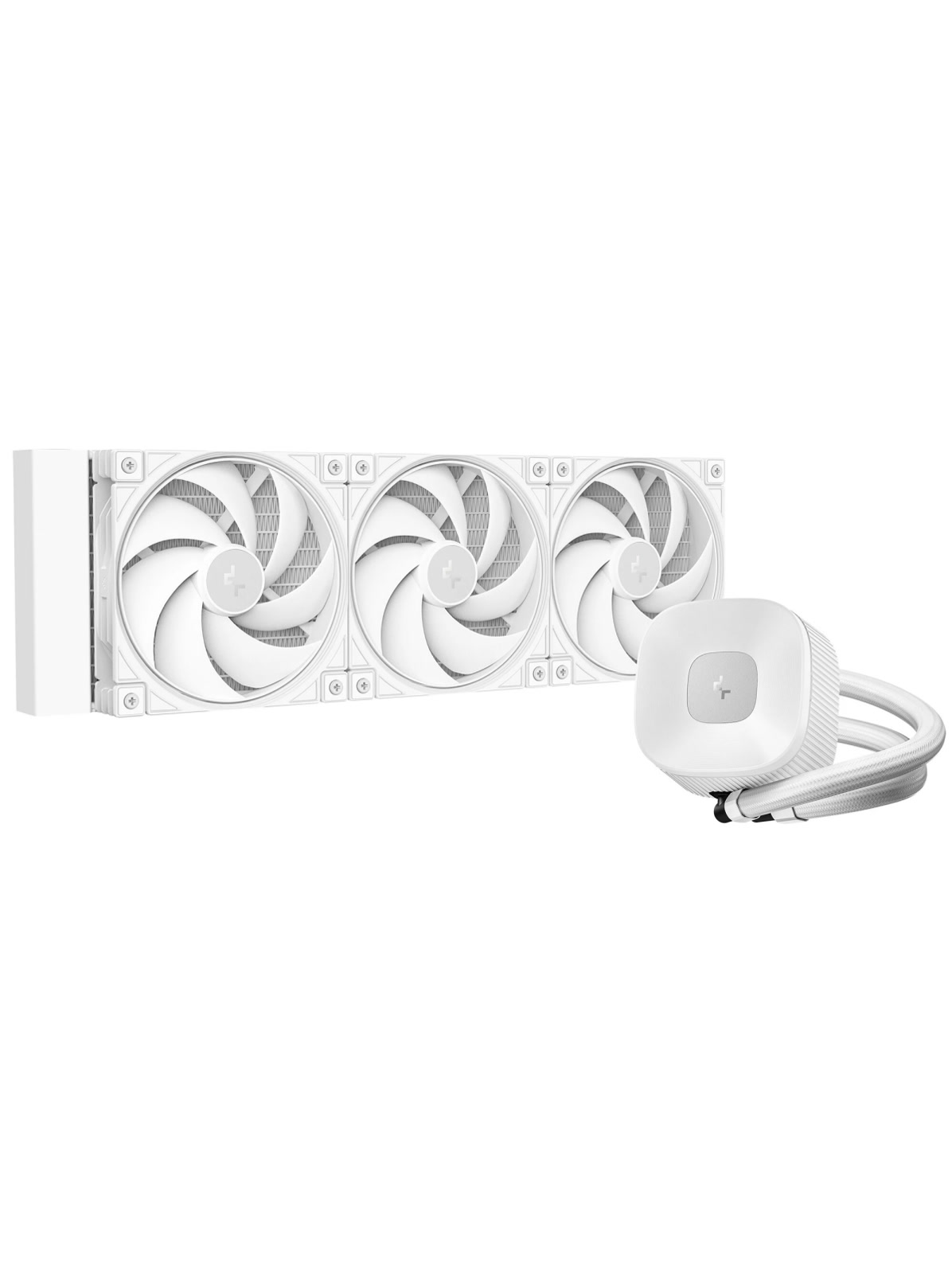 Система водяного охлаждения DEEPCOOL LE360 V2 PURE WHITE LGA1851/1700/1200/115X/AM5/AM4 (6шт/кор,TDP 300W, ARGB PUMP, Anti-Leak edition, PWM, TRIPLE FAN, белый) RET
