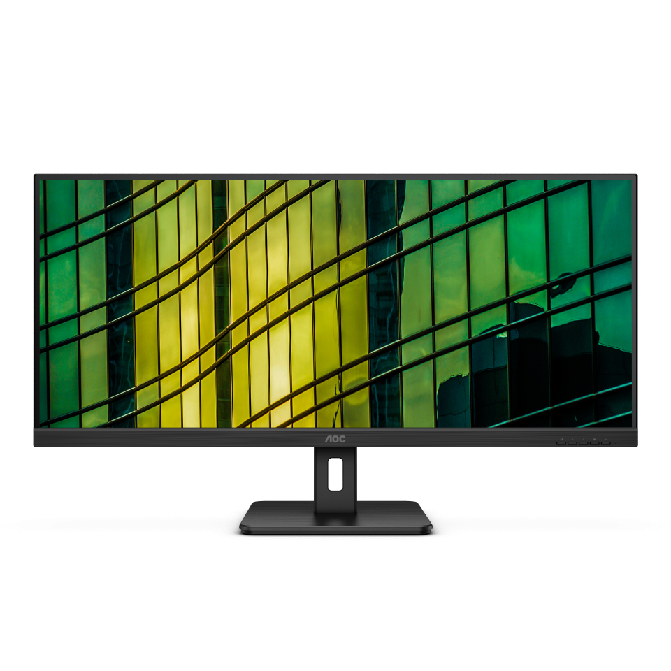 Монитор 34" AOC U34E2M VA, 3440x1440 (21:9), 300кд/м2, 100Hz, 4мс, 178°/178°, Adaptive Sync, HDMI, DisplayPort, черный (U34E2M)