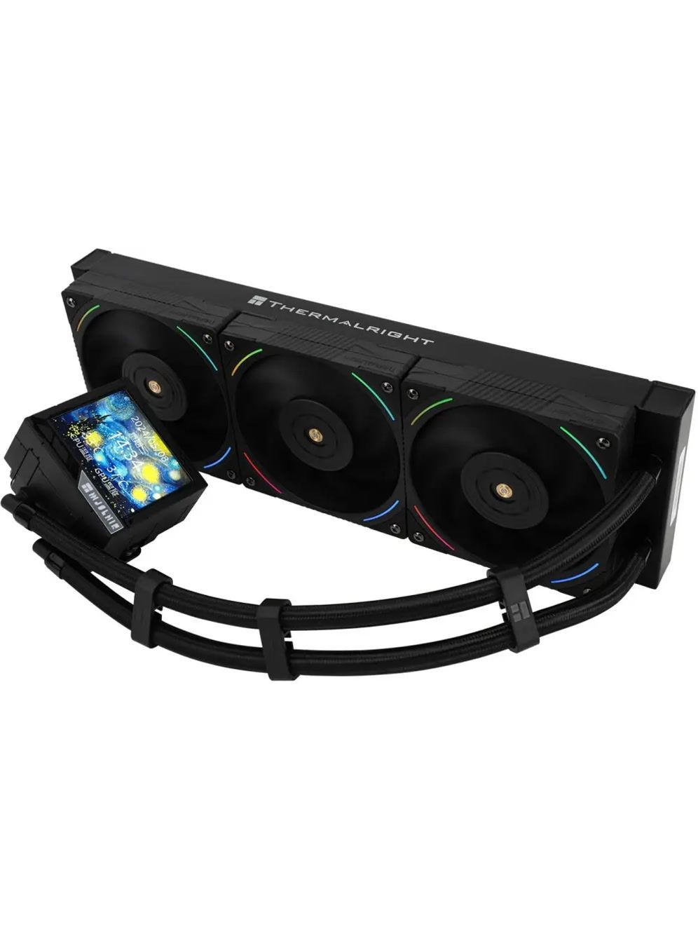 Система водяного охлаждения Thermalright Mjolnir Vision 360 ARGB Black / 3x120mm ARGB PWM Fans / TRMV360AB