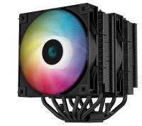  DEEPCOOL AG620 BK ARGB LGA20XX/1700/1200/115X/AM5/AM4 (TDP 260W, PWM, ARGB DUAL Fan 120mm, 6 . , ) RET