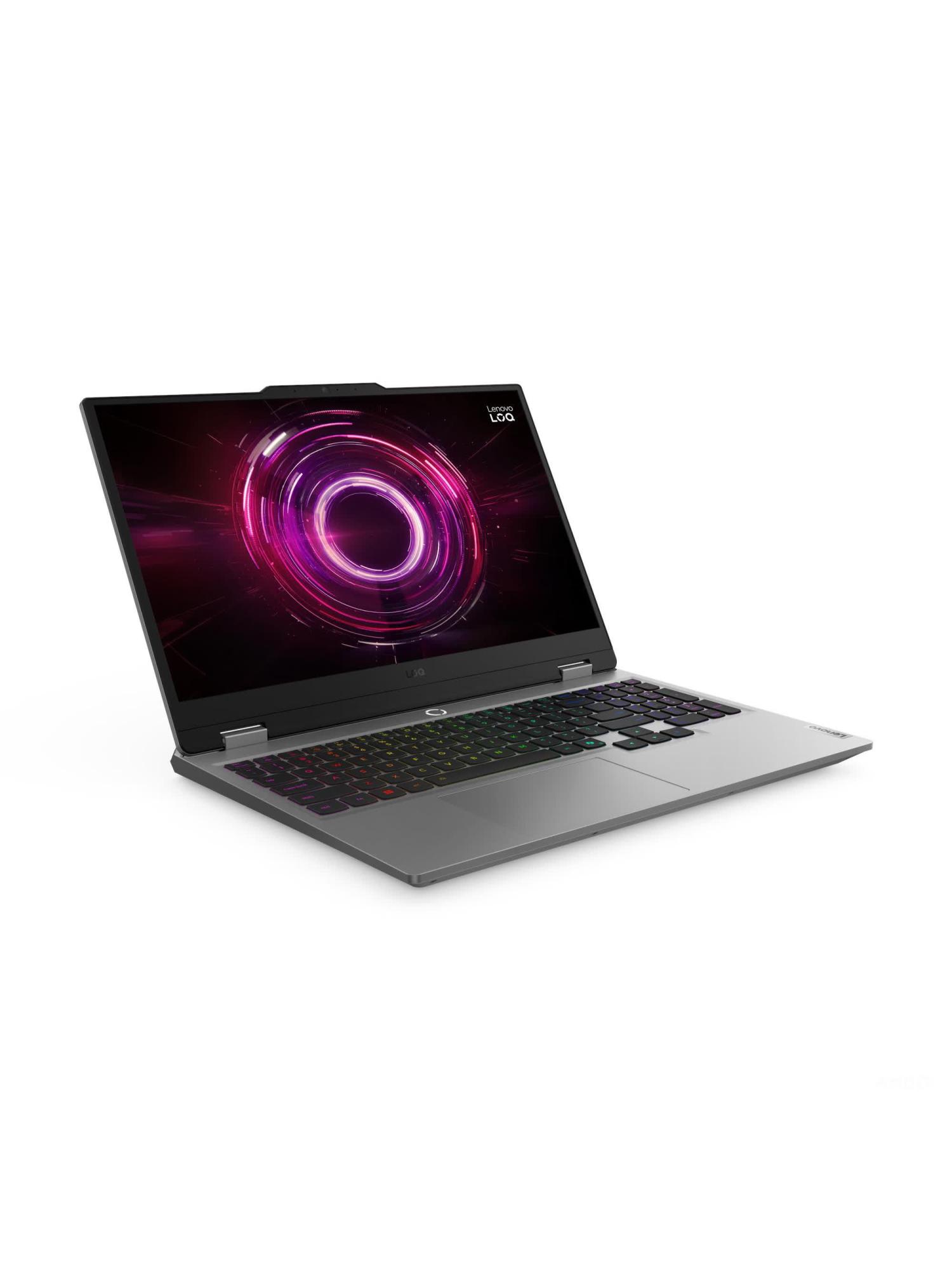 Ноутбук Lenovo LOQ 15AHP10, 15.6" (1920x1080) IPS 144 Гц/AMD Ryzen 5 220/16 ГБ DDR5/512 ГБ SSD/NVIDIA GeForce RTX 5050 для ноутбуков (8 Гб)/Windows 11 Home, Серый (83JG000JUS)