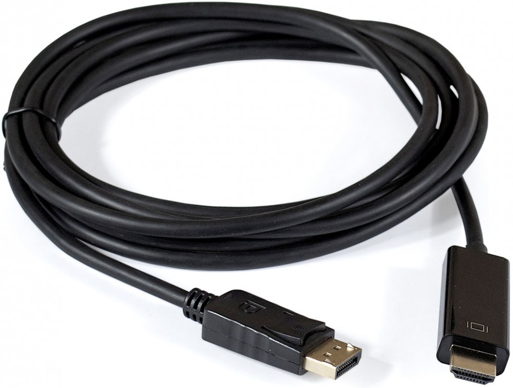  DisplayPort (M) - HDMI (M), 3, Exegate EX-CC-DP-HDMI-3.0