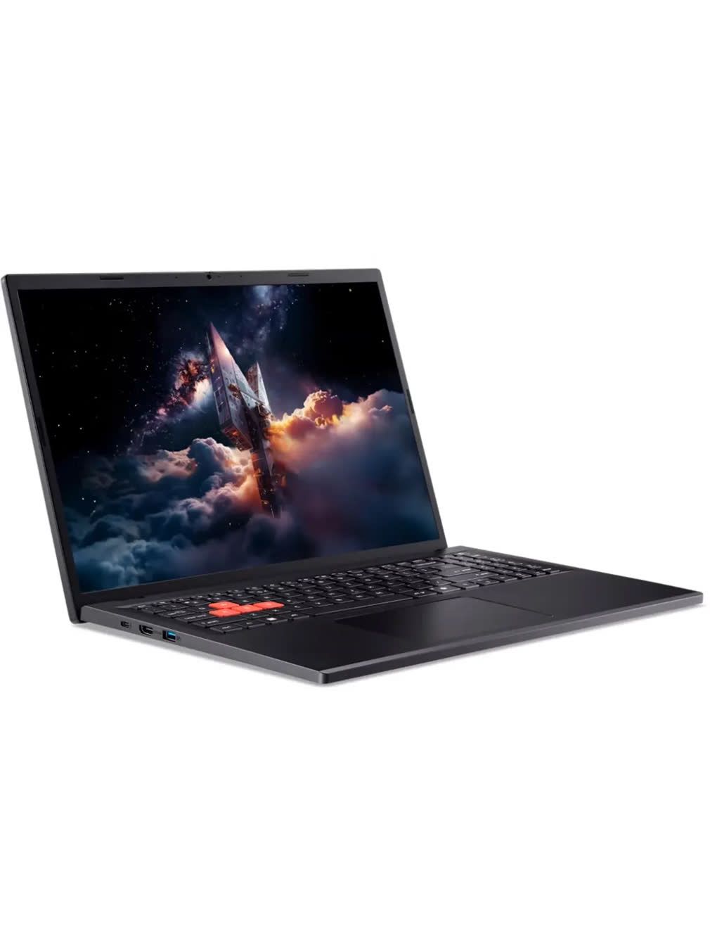 Ноутбук Acer Nitro Lite 16 NL16-71G-57PK, 16" (1920x1200) IPS 165 Гц/Intel Core 5 210H/16 ГБ DDR5/512 ГБ SSD/NVIDIA GeForce RTX 3050 (6 Гб)/Без системы, Черный (NH.DAACD.004)