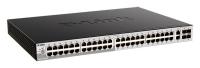  L3 PoE- D-Link DGS-3130-54PS/B2A,  6 , 48x1000Base-T, 2x10GBase-T, 4x10GBase-X SFP+