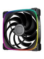 ���������� Geometric Future Squama 2503B-14 Single Pack / 140mm, PWM, 2400 RPM, 91.15 CFM, 34.0 dBA, 5V ARGB, Black / 1F2503B114000