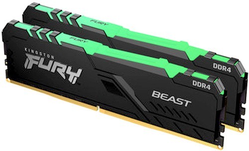   16Gb Kingston Fury Beast RGB DDR4 3600MHz (KF436C17BBAK2/16) (2x8Gb KIT)