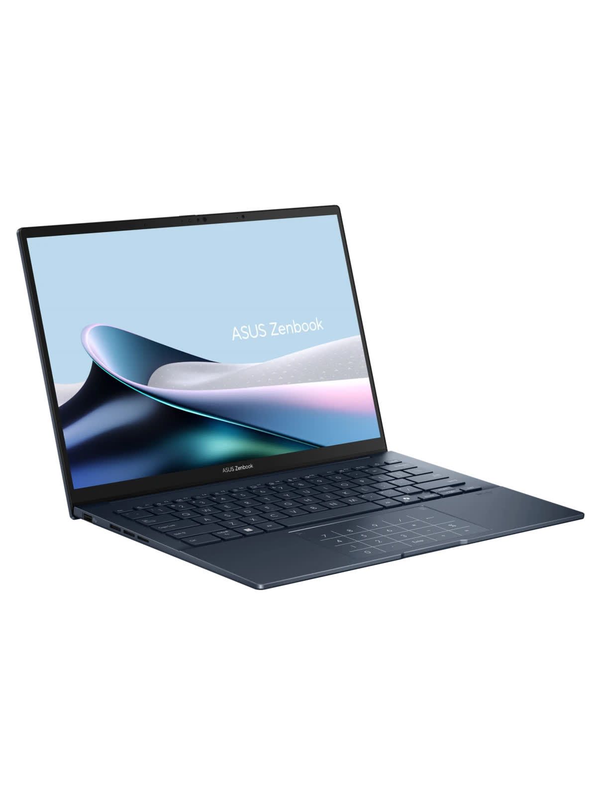 Ноутбук ASUS Zenbook 14 UX3405CA-ST1336, 14" (2880x1800) OLED 120 Гц/Intel Core Ultra 7 255H/16 ГБ LPDDR5X/1024 ГБ SSD/Intel Arc Graphics/Windows 11 Pro, Синий (90NB14W1-M01Z50_Win11P)