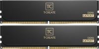   64GB (2x32GB) TEAMGROUP T-Create Expert DDR5, 6000MHz CL34 (34-44-44-84) 1.3V / CTCED564G6000HC34BDC01 / Black