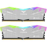   DDR5 TEAMGROUP T-Force Delta RGB ECO 64GB (2x32GB) 6000MHz CL38 (38-46-46-76) 1.35V / FF2D564G6000HC38GDC01 / Silver