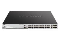  L3 PoE- D-Link DGS-3130-30PS/B1A, ., 24x1000Base-T, 2x10GBase-T, 4x10GBase-X SFP+