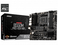   MSI B550M PRO-VDH WIFI Soc-AM4 AMD B550 4xDDR4 mATX AC`97 8ch(7.1) GbLAN RAID+HDMI+DP