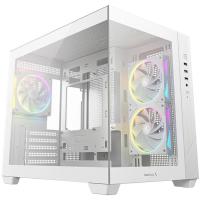 ������ Deepcool CG330 3F WH ��� ��, ������� ���� (��������), 3x120mm ARGB PWM �����������, �����, mATX