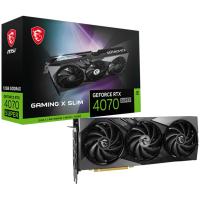���������� MSI PCI-E nVidia GeForce RTX 4070 SUPER GAMING X 12G SLIM RTX 4070 SUPER 12G GAMING X SLIM