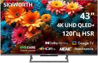 ��������� Skyworth 43" QLED+ 43Q67H Frameless 4K Ultra HD 120Hz Smart TV ������/�����������