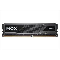  Apacer DDR4 32GB 3200MHz UDIMM NOX Black Gaming Memory (PC4-25600) CL16 1.35V Intel XMP 2.0, Heat Sink (Retail) 2048*8 (AH4U32G32C282MBAA-1)