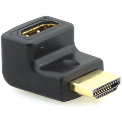 Переходник HDMI розетка на HDMI вилку (угловой)
