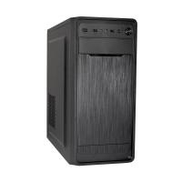 Exegate EX283073RUS  Miditower ExeGate XP-332 Black, ATX, <XP500, Black,120mm>, 2*USB, Audio