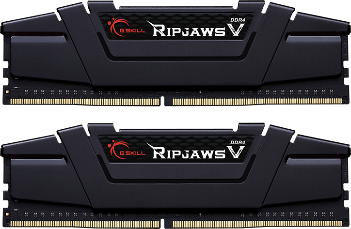   64Gb DDR4 3600MHz G.Skill Ripjaws V (F4-3600C18D-64GVK) (2x32Gb KIT)