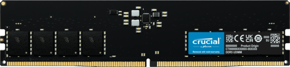   16Gb DDR5 4800MHz Crucial 16 , DDR5, 38400 /, CL40, 1.1  CT16G48C40U5