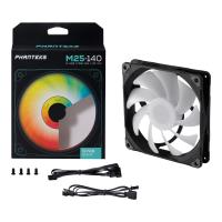  PHANTEKS M25 DRGB Black 140x140x25 (PWM, 60./, 400-1800 /, 36.57dBa) / PH-F140M25_DRGB_PWM_BK01_RU