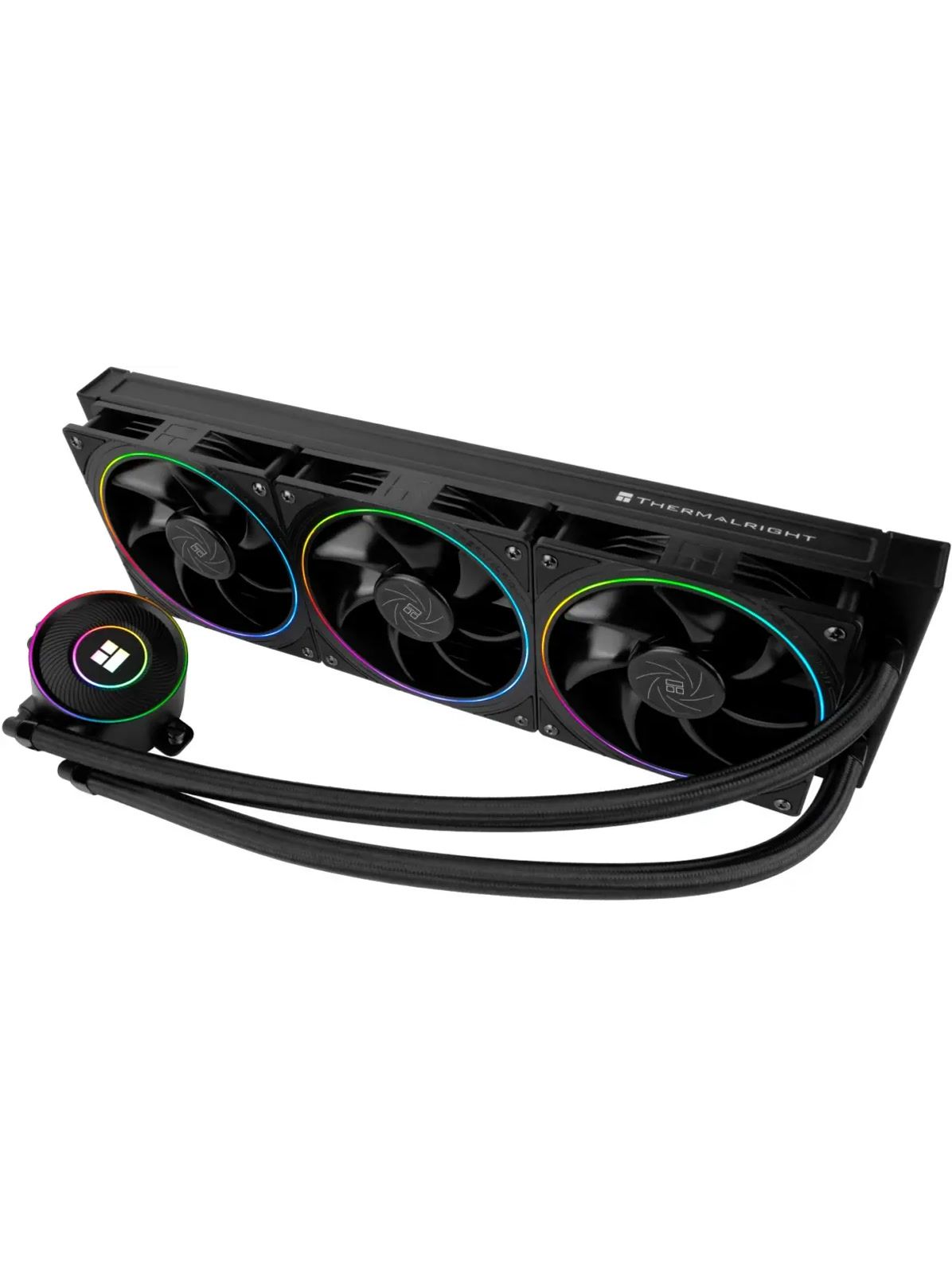 Thermalright Система водяного охлаждения Aqua Elite 360 V5 ARGB Black / Black / 3x120mm ARGB PWM Fans / TRAE360V5AB