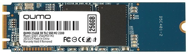  SSD 256Gb QUMO Novation (Q3DT-256GMSY-M2)  SSD, M.2, 256 , SATA-III, : 560 /, : 530 /, TLC