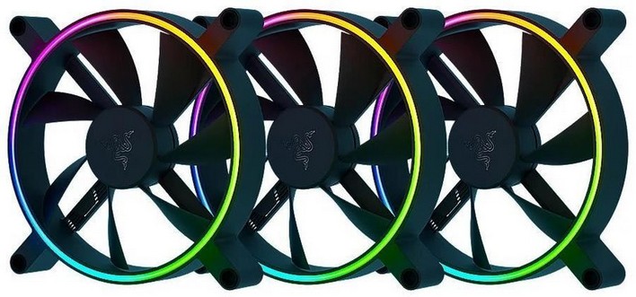    Razer Kunai Chroma 140mm 3 Fans (RC21-01810200-R3M1) 3 e  , 140 , 500-1600 /, 34.48-81 CFM, 15-30 , 4-pin PWM,  