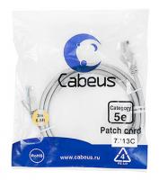 - U/UTP Cabeus PC-UTP-RJ45-Cat.5e-2m,  5, 2xRJ45/8p8c, , , PVC, 2