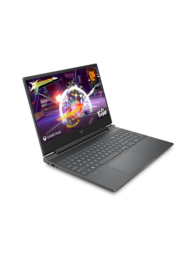 Ноутбук HP Victus 15-fa2090ca, 15.6" (1920x1080) IPS 144 Гц/Intel Core 7 240H/16 ГБ DDR5/512 ГБ SSD/NVIDIA GeForce RTX 5050 для ноутбуков (8 Гб)/Windows 11 Home, Темно-серебристый (B84KKUA)