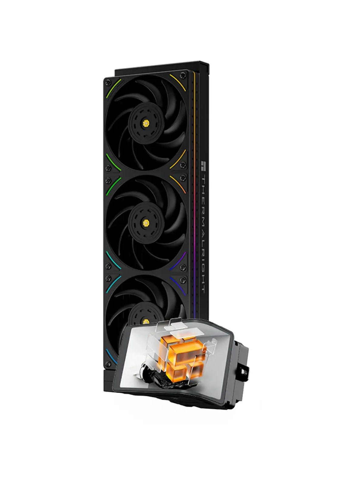 TRWV360UBAB Система водяного охлаждения Thermalright Wonder Vision 360 UB ARGB Black / 3x120mm ARGB  PWM Fans /