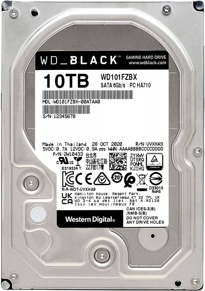 Ƹ  10Tb SATA-III WD Black (WD101FZBX)