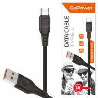  USB (m)-Type-C (m) GoPower GP01T, 1.0 , 2.4A, ,  (1/800) 