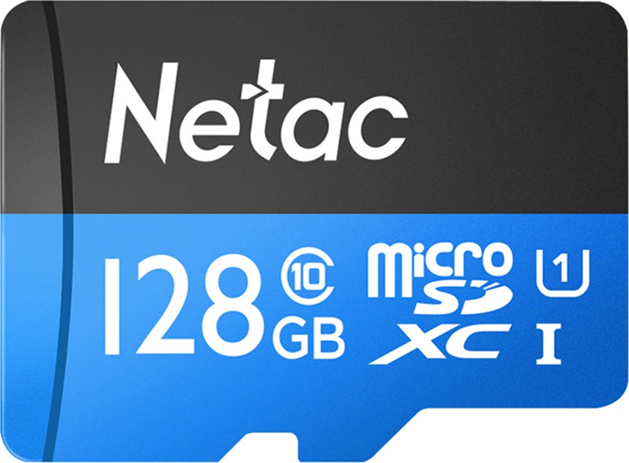 Карта памяти 128Gb MicroSD Netac P500 Standard (NT02P500STN-128G-S)