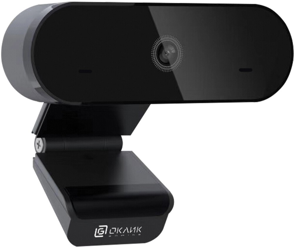 Камера Web Oklick OK-C008FH черный 2Mpix (1920x1080) USB2.0 с микрофоном
