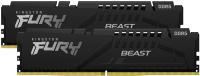  DDR5 2x32GB 5600MHz Kingston KF556C36BBEK2-64 Fury Beast Black RTL PC5-44800 CL36 DIMM 288-pin 1.25 single rank Ret