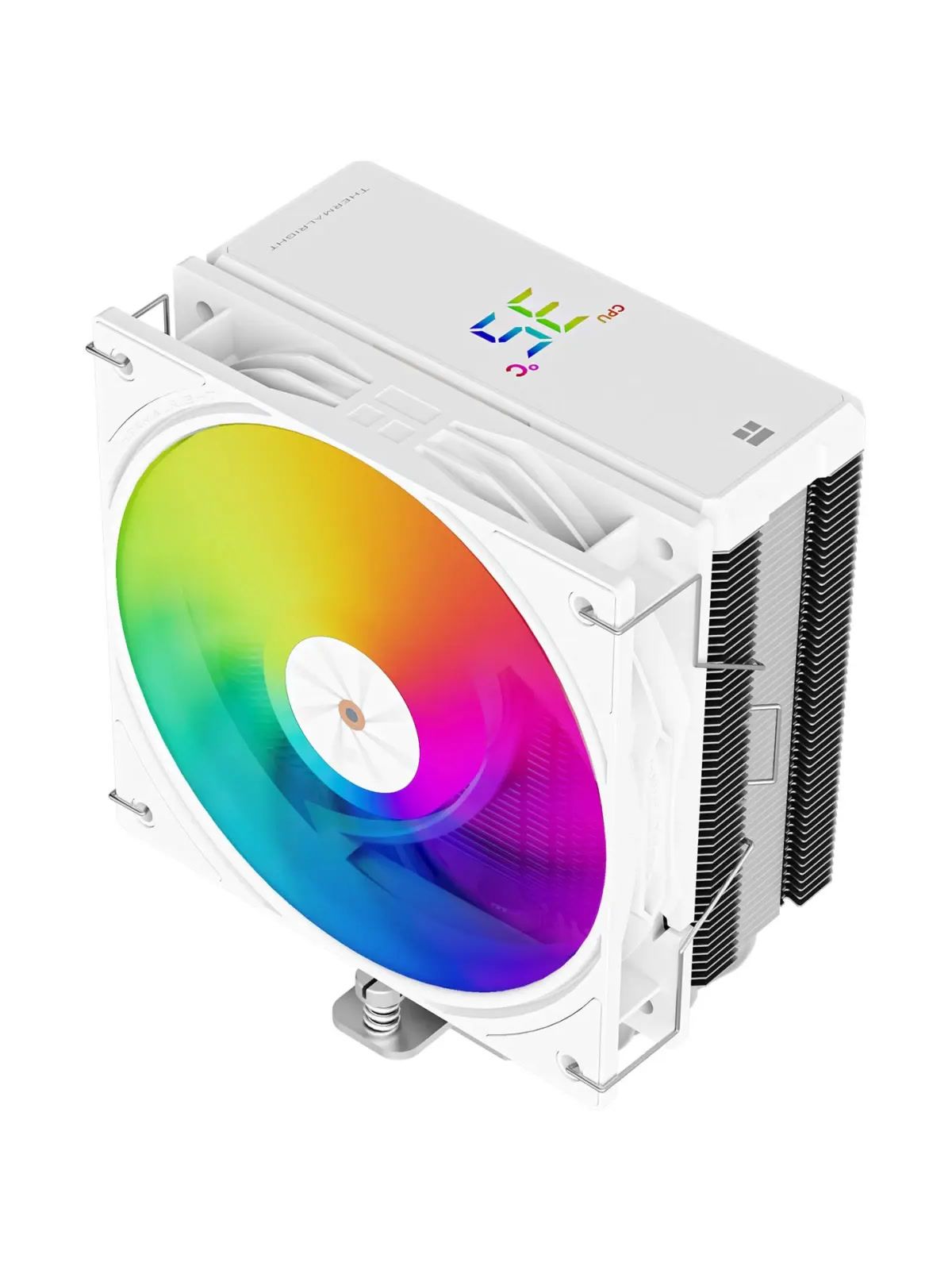Кулер Thermalright Assassin X 120 R Digital ARGB White LGA115X/1200/1700/1851/AM4/AM5 (120mm ARGB PWM Fan, 4 тепл. трубки 6мм) / TRAX120RDAW