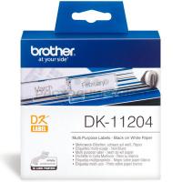 BROTHER DK11204 универсальные наклейки (17 x 54 мм) 400 шт.