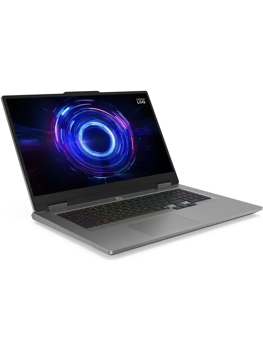 Ноутбук Lenovo LOQ 17IRX10, 17.3" (1920x1080) IPS 165 Гц/Intel Core i5-13450HX/16 ГБ DDR5/1024 ГБ SSD/NVIDIA GeForce RTX 5050 для ноутбуков (8 Гб)/Windows 11 Home Single Language (English), Серый (83JH000GUS)
