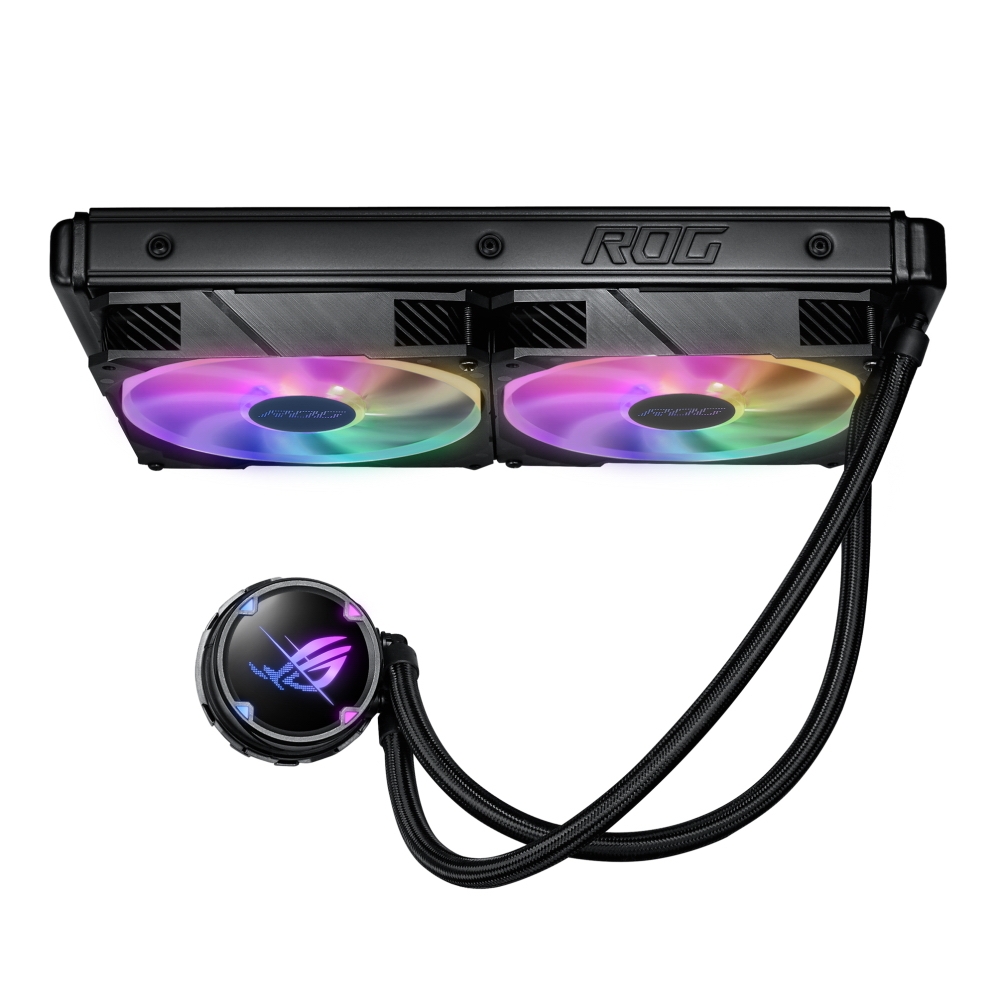Asus rog strix lc ii. ROG Strix LC II 280 ARGB. Водяное охлаждение ROG Strix