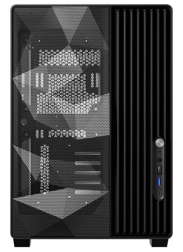 CTX3AB-F0 Корпус Powercase TX3, TG, Type-C, No Fans,  чёрный, mATX ()